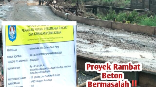 Warga Protes Proyek Jalan Rp 4,8 Miliar di Ambawang: Soroti Mutu, K3, dan Dugaan Pelanggaran Regulasi Konstruksi!