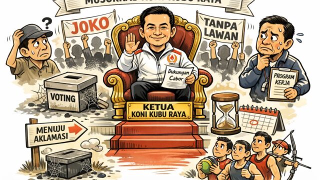 Menghitung Hari: Kursi Ketua KONI Kubu Raya Nyaris Tanpa Perlawanan, Aklamasi di Depan Mata